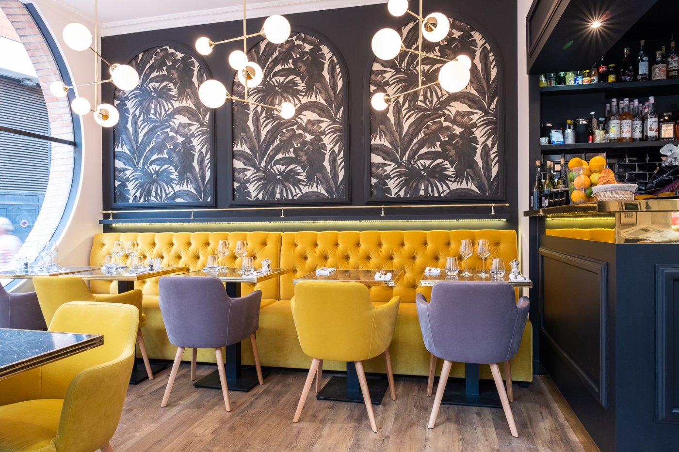 Restau "Souris Verte" - aménagement d'un restaurant (Vue 2) - Architecte d'intérieur Toulouse