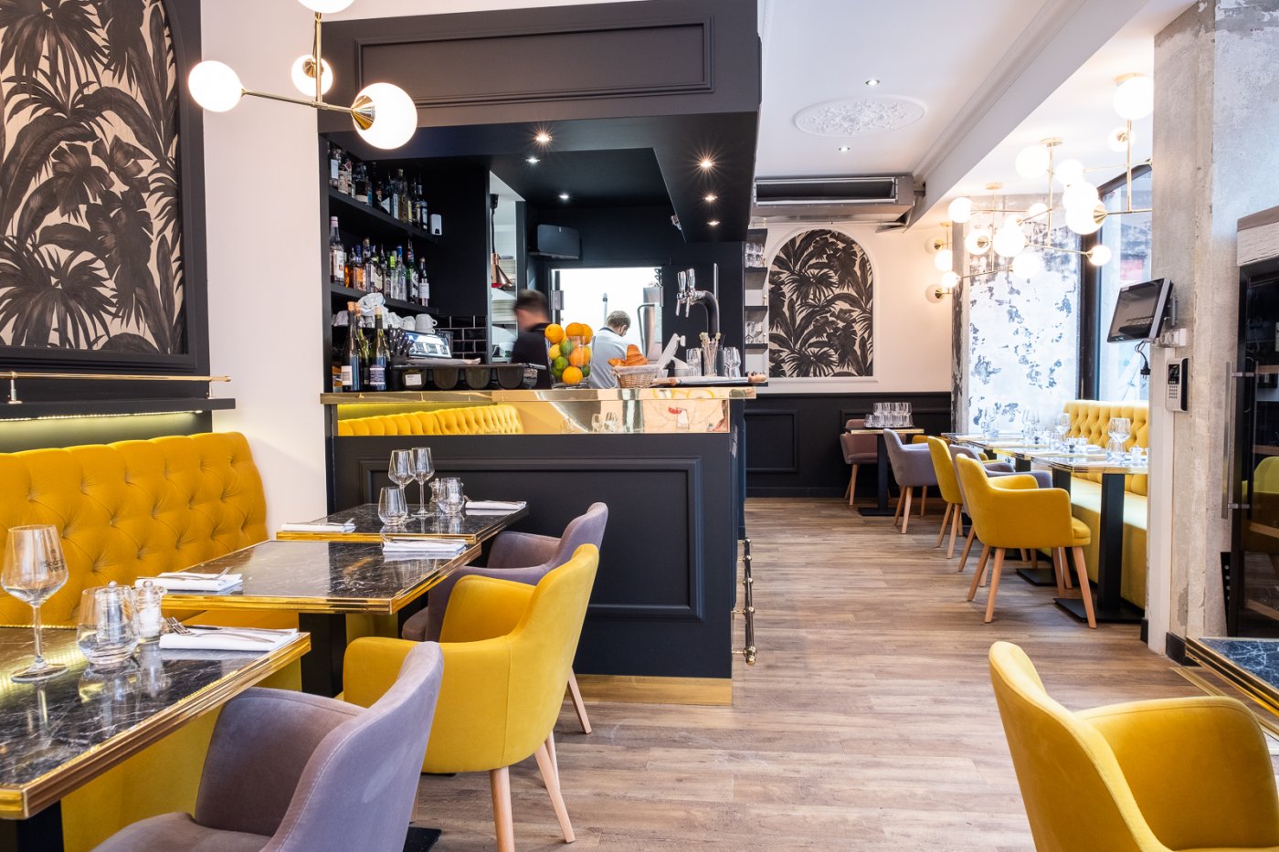 Restau "Souris Verte" - aménagement d'un restaurant (Vue 4) - Architecte d'intérieur Toulouse