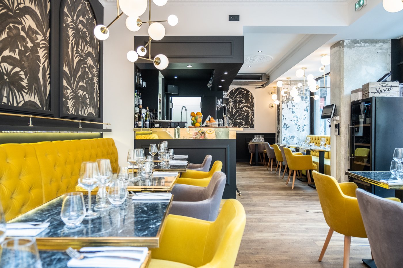 Restau "Souris Verte" - aménagement d'un restaurant (Vue 6) - Architecte d'intérieur Toulouse