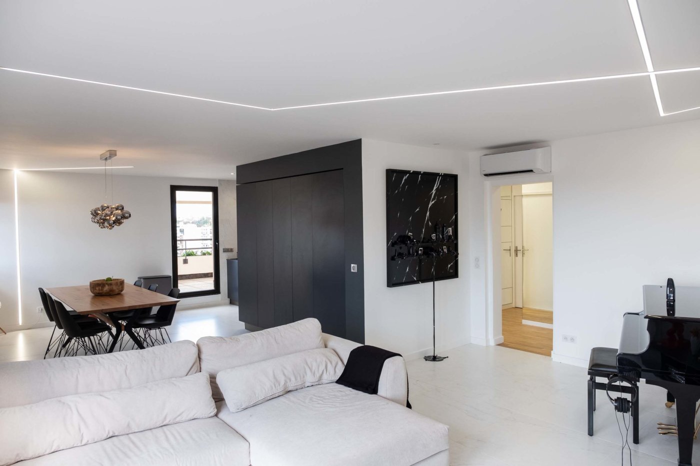 Appart contemporain - Rénovation Appartement (Vue 2) - Architecte d'intérieur Toulouse