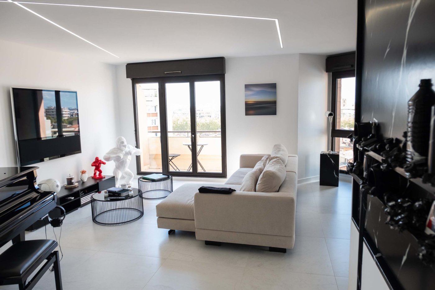 Appart contemporain - Rénovation Appartement (Vue 5) - Architecte d'intérieur Toulouse