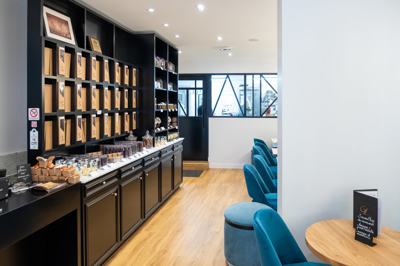 Salon de thé - conception d'un salon de thé (Vue 5) - Architecte d'intérieur Toulouse