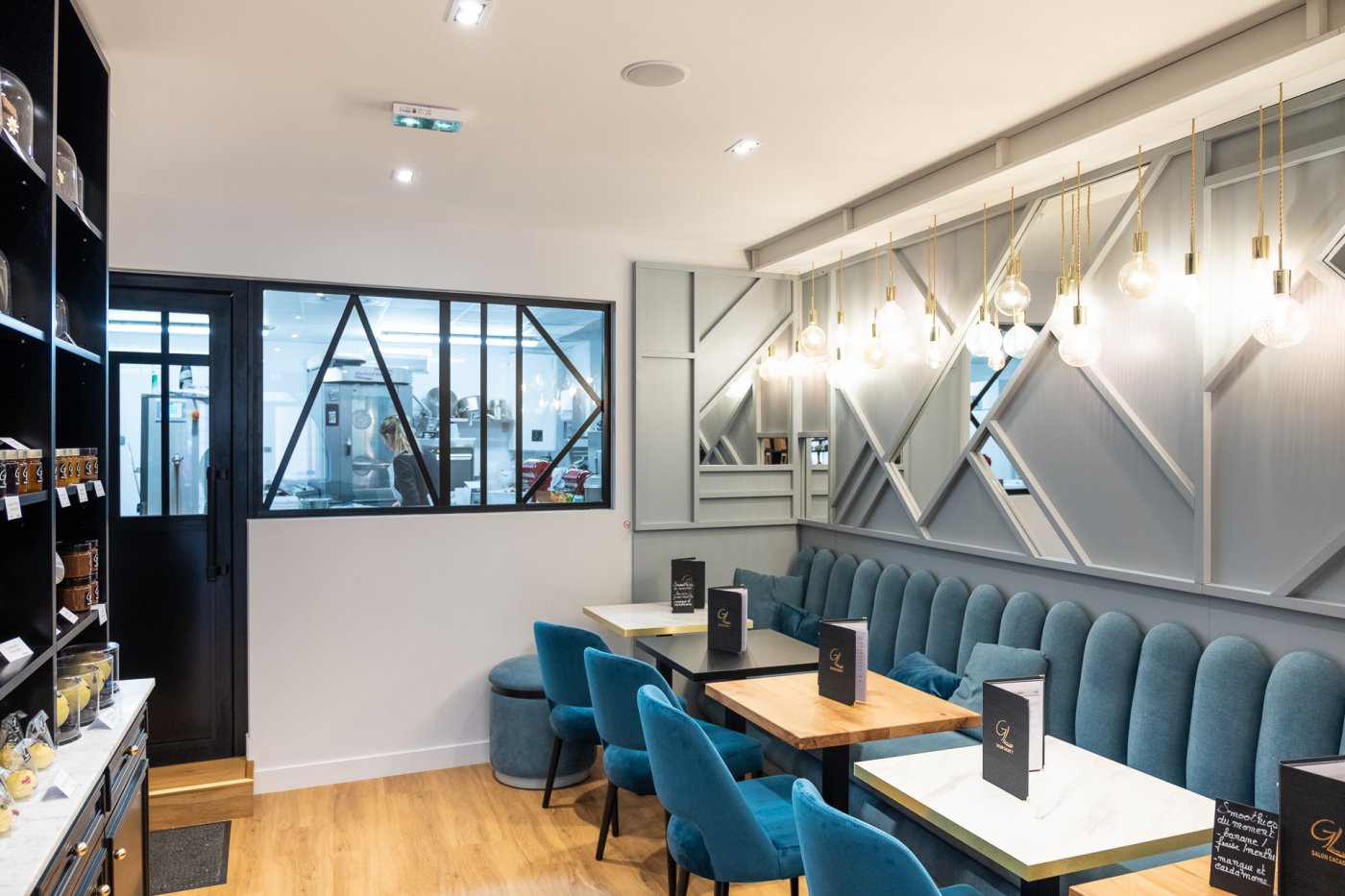 Salon de thé - conception d'un salon de thé (Vue 6) - Architecte d'intérieur Toulouse