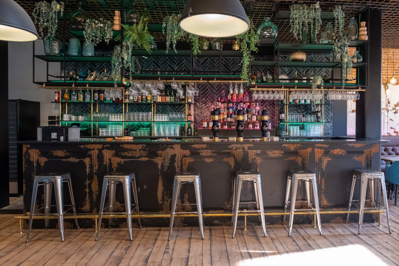 Restau "Au  bon coin" - Transformation d'une partie de l'espace du "Bar Basque"  (Vue 2) - Architecte d'intérieur Toulouse