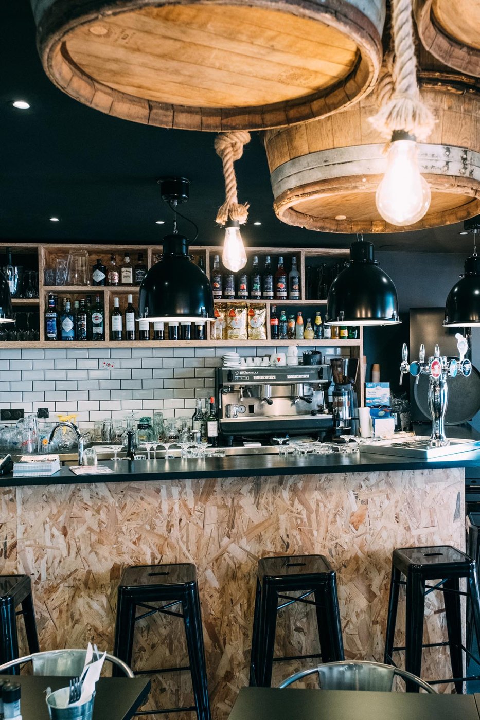 Restau tapas "BACA" - Transformation totale de la surface. (Vue 4) - Architecte d'intérieur Toulouse