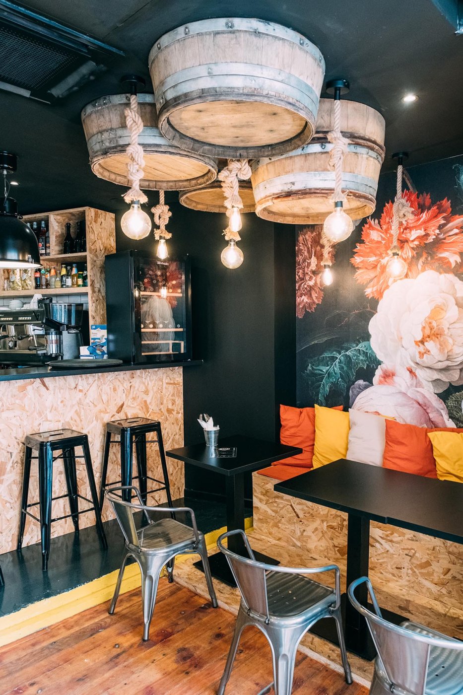 Restau tapas "BACA" - Transformation totale de la surface. (Vue 5) - Architecte d'intérieur Toulouse