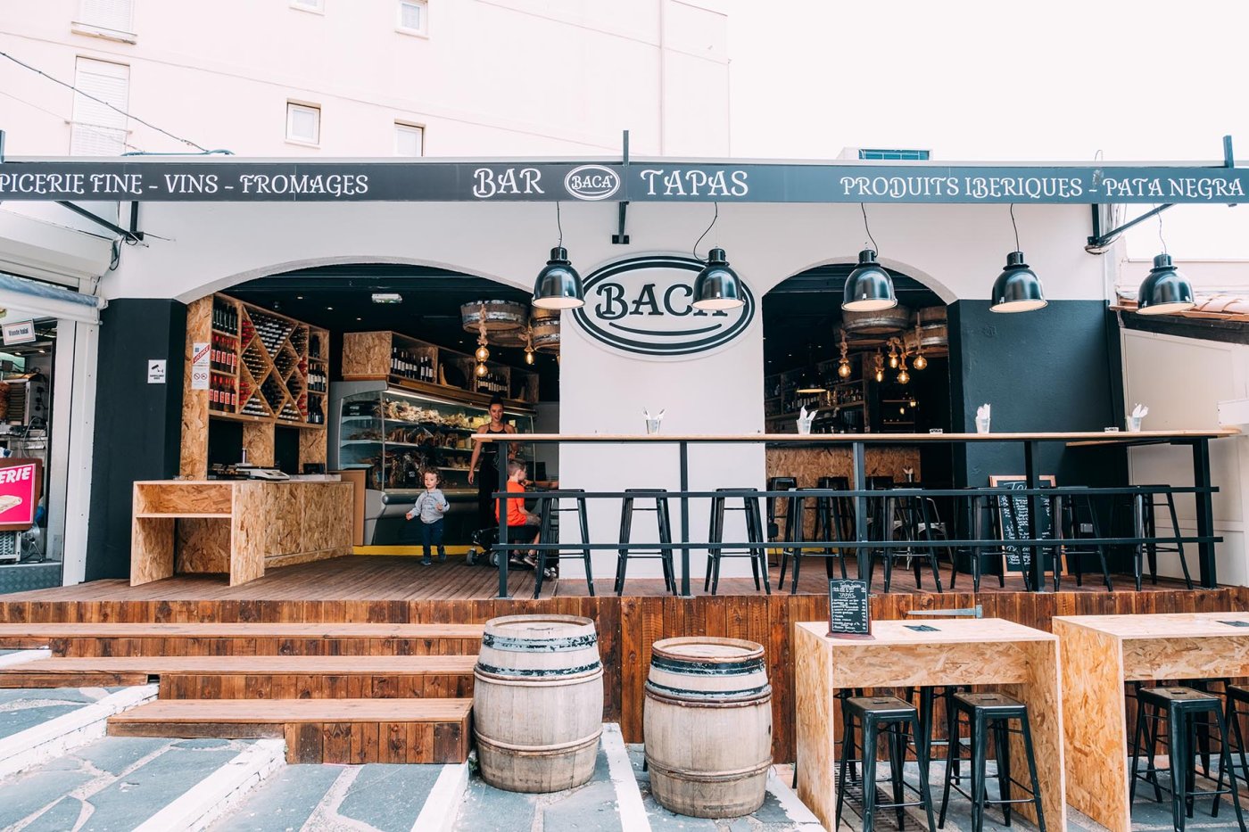 Restau tapas "BACA" - Transformation totale de la surface. (Vue 2) - Architecte d'intérieur Toulouse